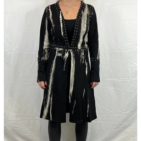 Vocal Tie-dye Jacket W/ Studs Large NWT - Picture 4 of 7